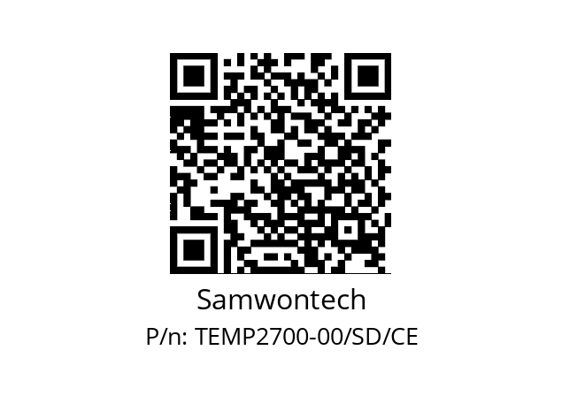   Samwontech TEMP2700-00/SD/CE