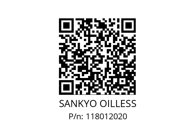  SOBF 12-18-20  SANKYO OILLESS 118012020