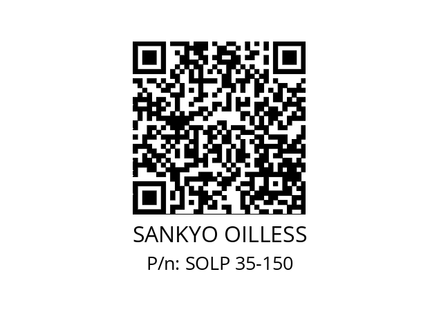  SOLP 35x150 SANKYO OILLESS SOLP 35-150