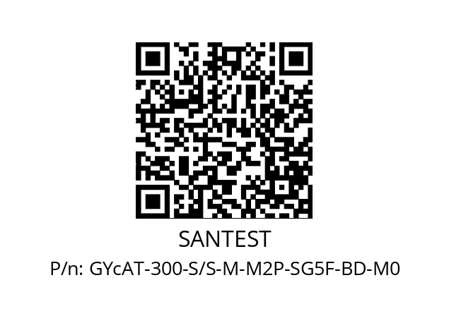   SANTEST GYcAT-300-S/S-M-M2P-SG5F-BD-M0