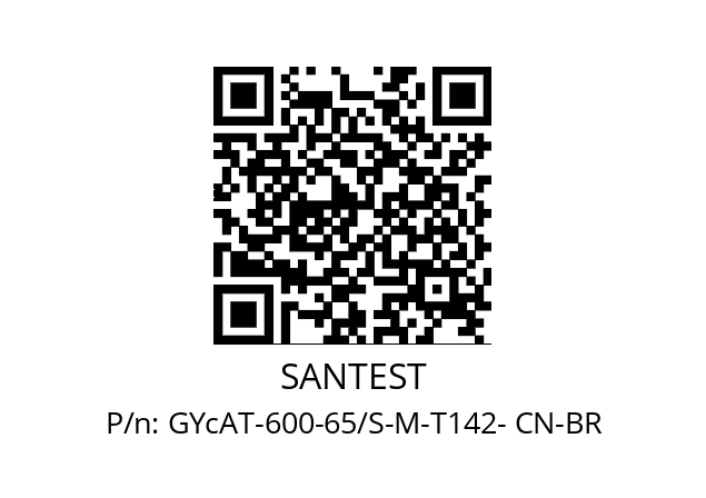   SANTEST GYcAT-600-65/S-M-T142- CN-BR