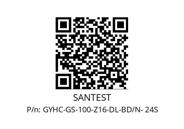   SANTEST GYHC-GS-100-Z16-DL-BD/N- 24S