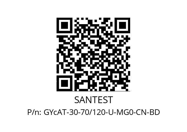   SANTEST GYcAT-30-70/120-U-MG0-CN-BD