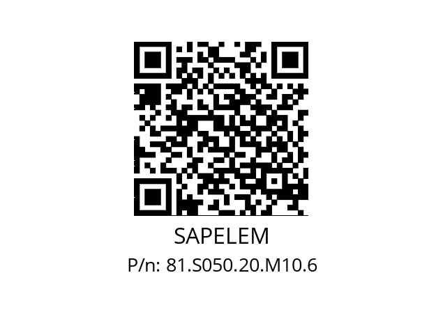   SAPELEM 81.S050.20.M10.6