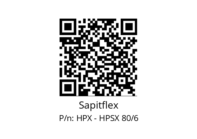   Sapitflex HPX - HPSX 80/6