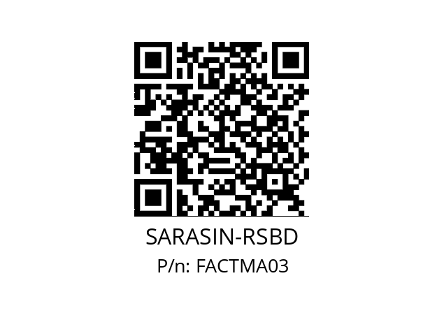   SARASIN-RSBD FACTMA03