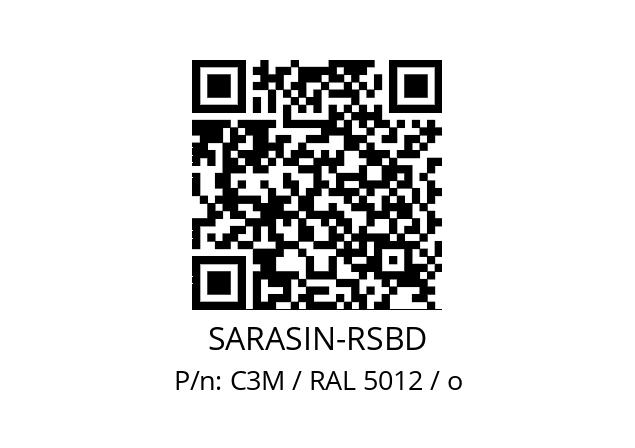   SARASIN-RSBD C3M / RAL 5012 / o