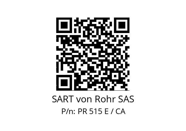   SART von Rohr SAS PR 515 E / CA