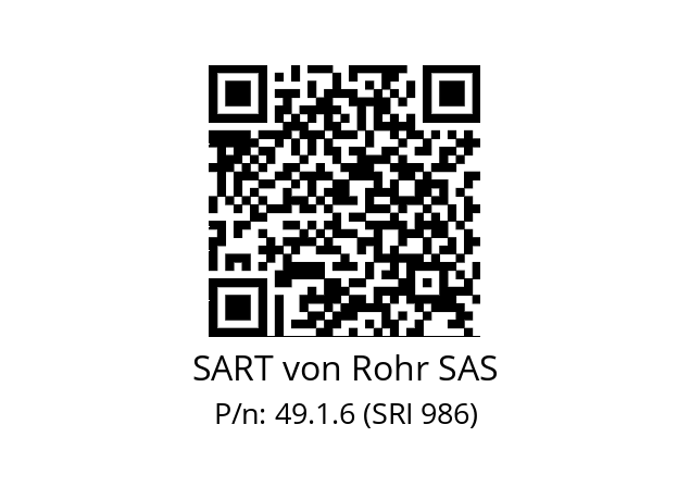   SART von Rohr SAS 49.1.6 (SRI 986)