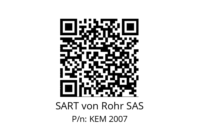   SART von Rohr SAS KEM 2007