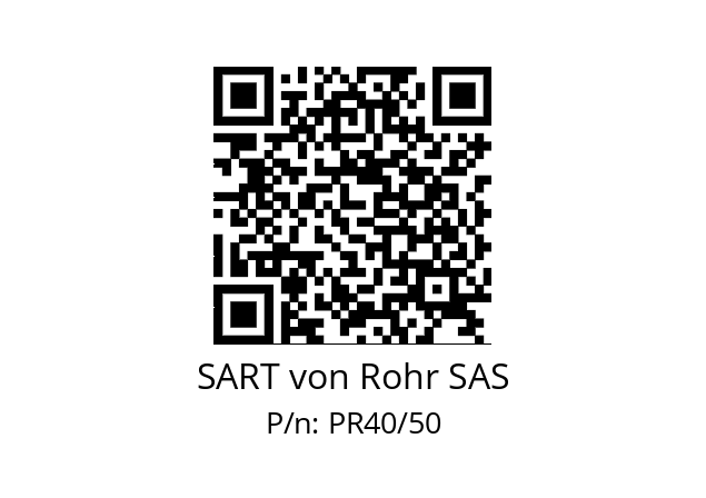   SART von Rohr SAS PR40/50