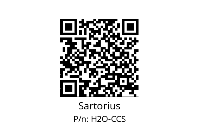   Sartorius H2O-CCS