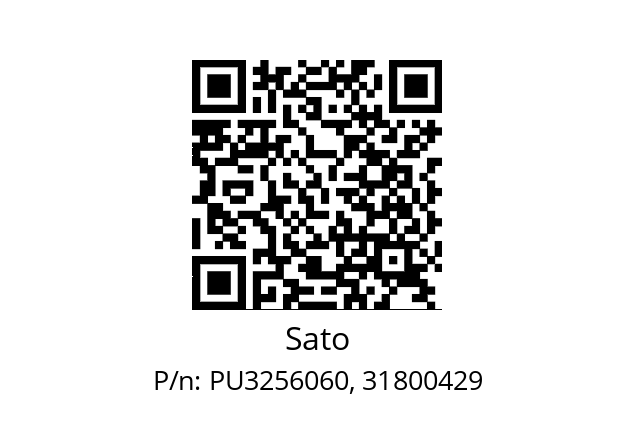   Sato PU3256060, 31800429