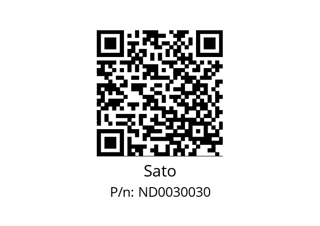   Sato ND0030030