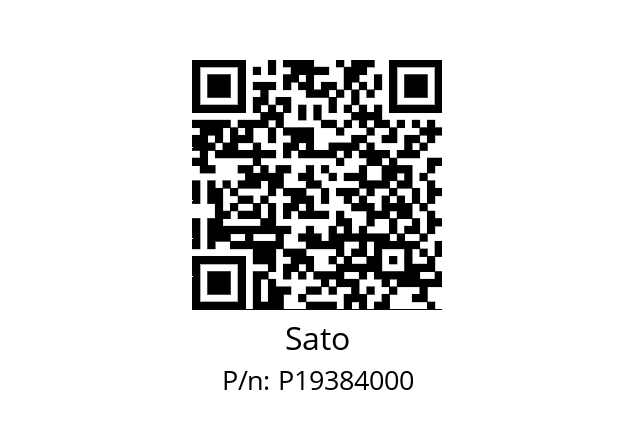   Sato P19384000