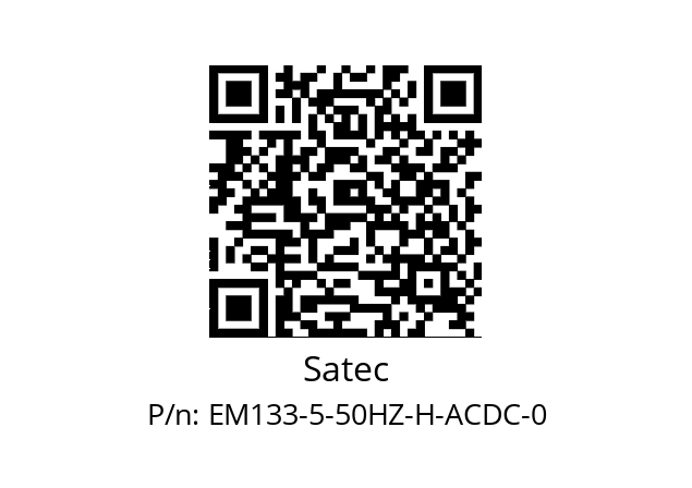   Satec EM133-5-50HZ-H-ACDC-0