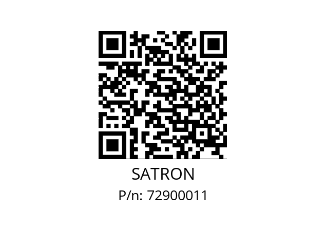   SATRON 72900011