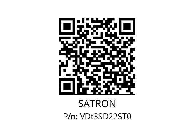   SATRON VDt3SD22ST0