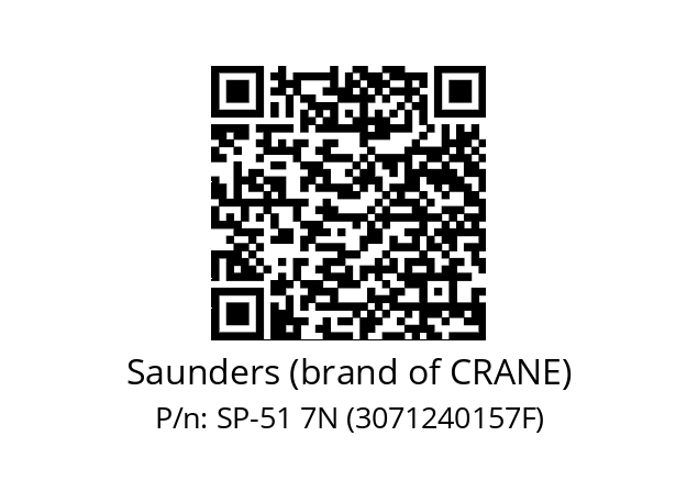   Saunders (brand of CRANE) SP-51 7N (3071240157F)