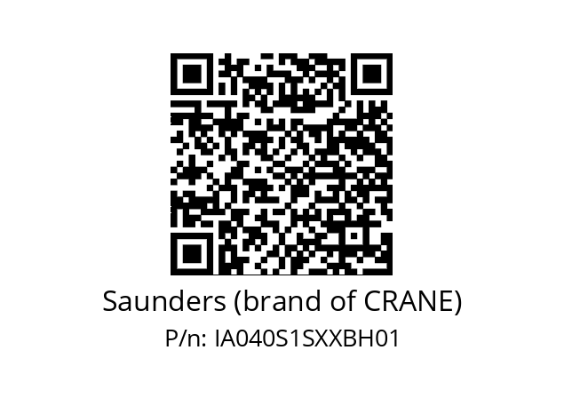   Saunders (brand of CRANE) IA040S1SXXBH01