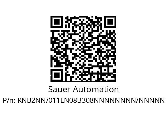   Sauer Automation RNB2NN/011LN08B308NNNNNNNN/NNNNN