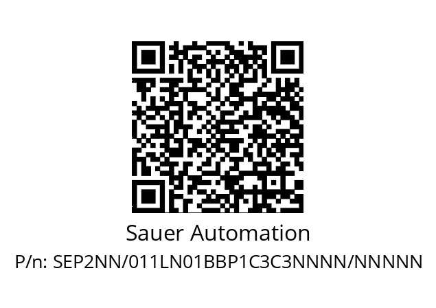   Sauer Automation SEP2NN/011LN01BBP1C3C3NNNN/NNNNN