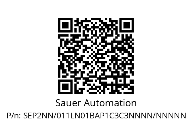   Sauer Automation SEP2NN/011LN01BAP1C3C3NNNN/NNNNN