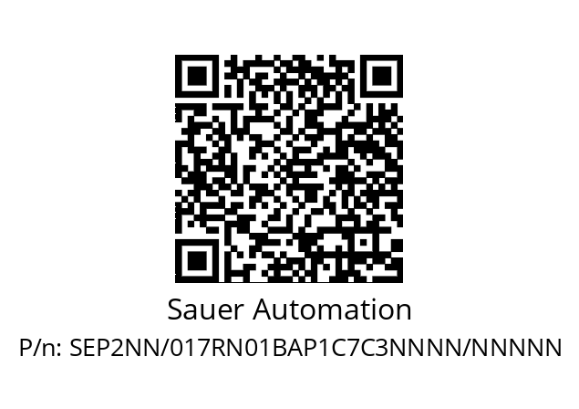   Sauer Automation SEP2NN/017RN01BAP1C7C3NNNN/NNNNN