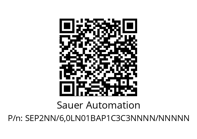   Sauer Automation SEP2NN/6,0LN01BAP1C3C3NNNN/NNNNN