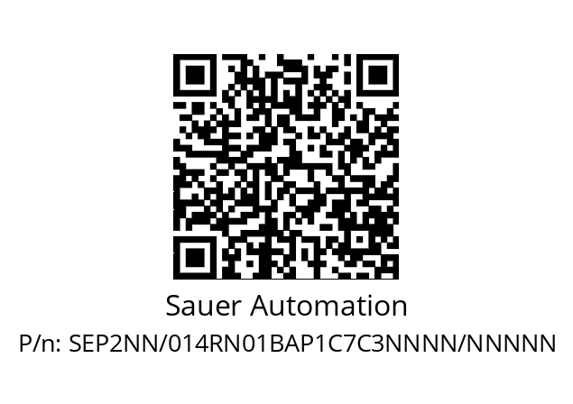   Sauer Automation SEP2NN/014RN01BAP1C7C3NNNN/NNNNN