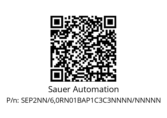   Sauer Automation SEP2NN/6,0RN01BAP1C3C3NNNN/NNNNN