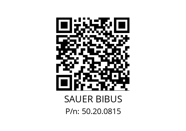   SAUER BIBUS 50.20.0815