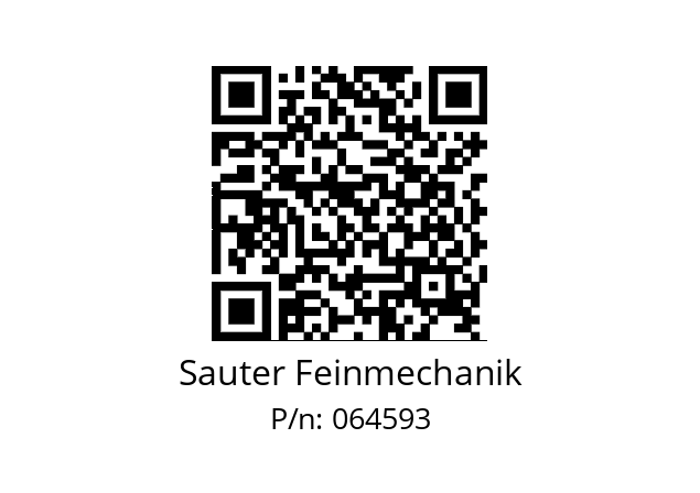   Sauter Feinmechanik 064593