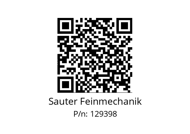   Sauter Feinmechanik 129398