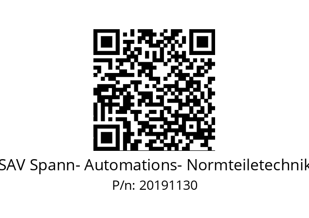   SAV Spann- Automations- Normteiletechnik 20191130