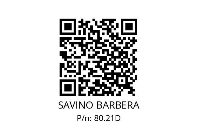   SAVINO BARBERA 80.21D