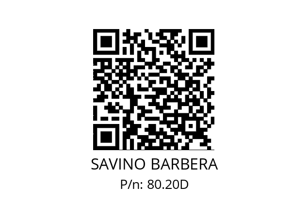   SAVINO BARBERA 80.20D