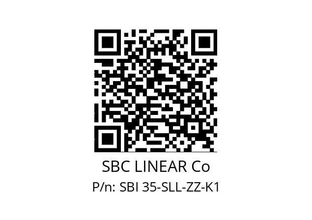   SBC LINEAR Co SBI 35-SLL-ZZ-K1