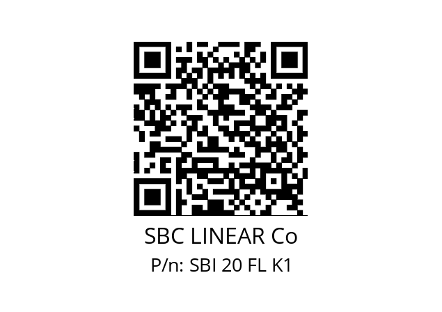   SBC LINEAR Co SBI 20 FL K1