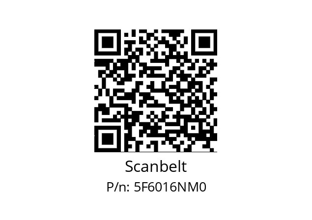   Scanbelt 5F6016NM0