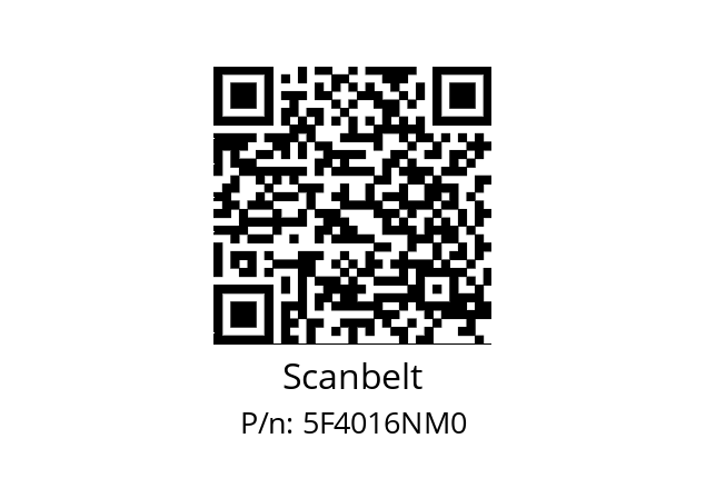   Scanbelt 5F4016NM0