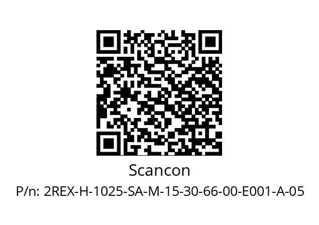   Scancon 2REX-H-1025-SA-M-15-30-66-00-E001-A-05