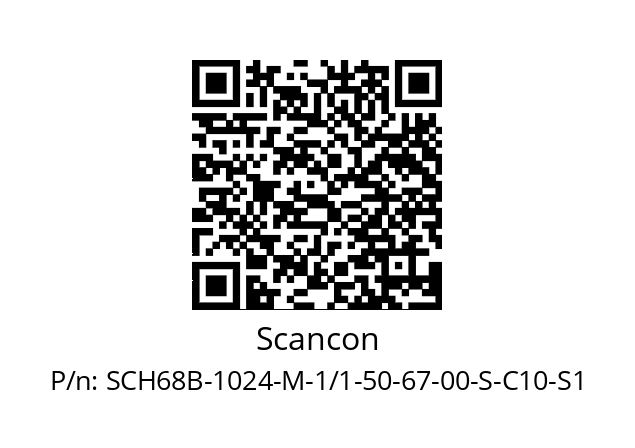   Scancon SCH68B-1024-M-1/1-50-67-00-S-C10-S1