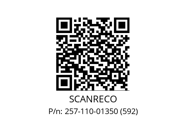   SCANRECO 257-110-01350 (592)