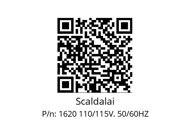   Scaldalai 1620 110/115V. 50/60HZ