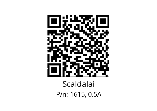   Scaldalai 1615, 0.5A