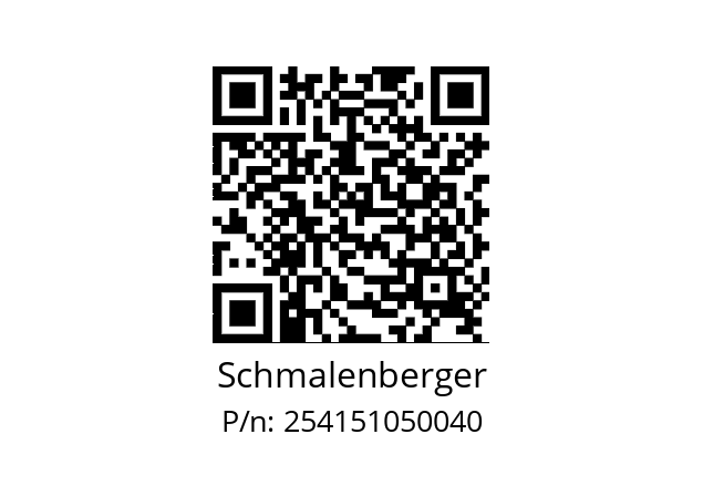   Schmalenberger 254151050040