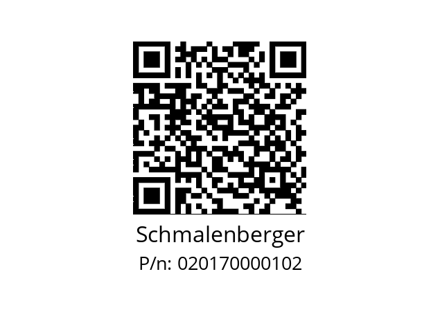   Schmalenberger 020170000102