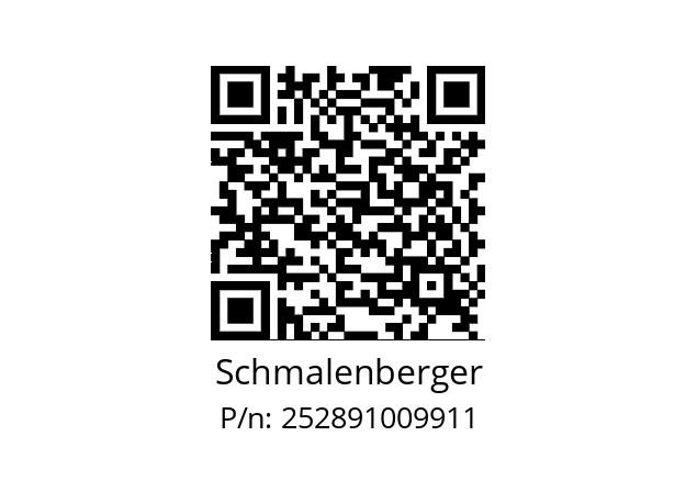   Schmalenberger 252891009911