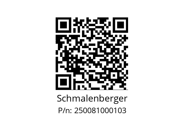   Schmalenberger 250081000103